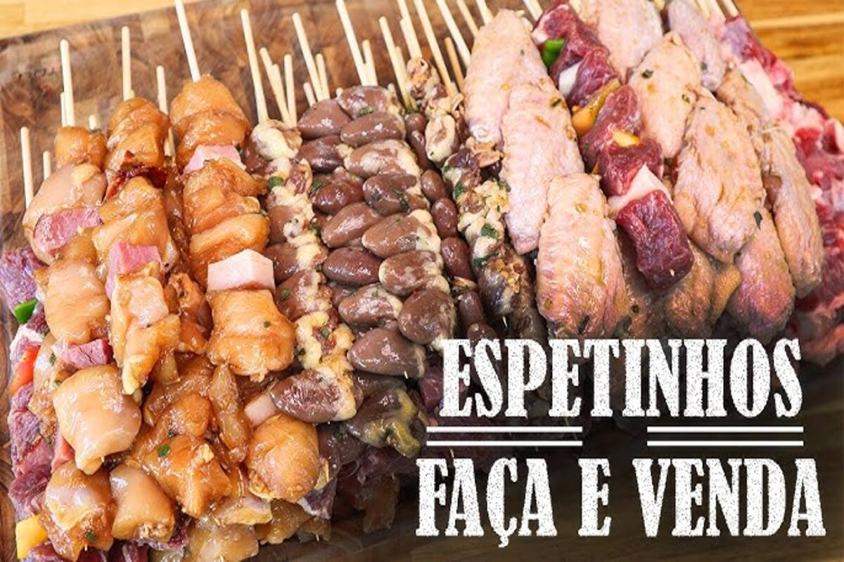 Conheça os 6 Sabores de espetinhos para churrasco que mais vendem. Os melhores e mais saborosos do mundo.